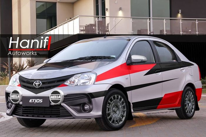 Inspirasi modifikasi Toyota Etios eks taksi bergaya rally