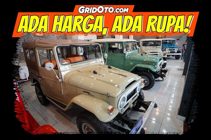 Yuk lihat deretan Toyota Hardtop FJ40 dan BJ40 di showroom mobil bekas Poins Auto Gallery Antasari, Jakarta Selatan.