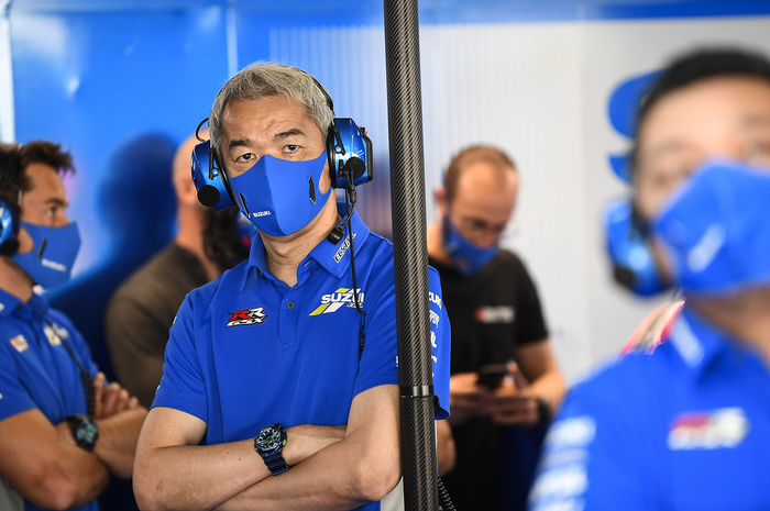 kepala proyek MotoGP Suzuki, Shinichi Sahara.