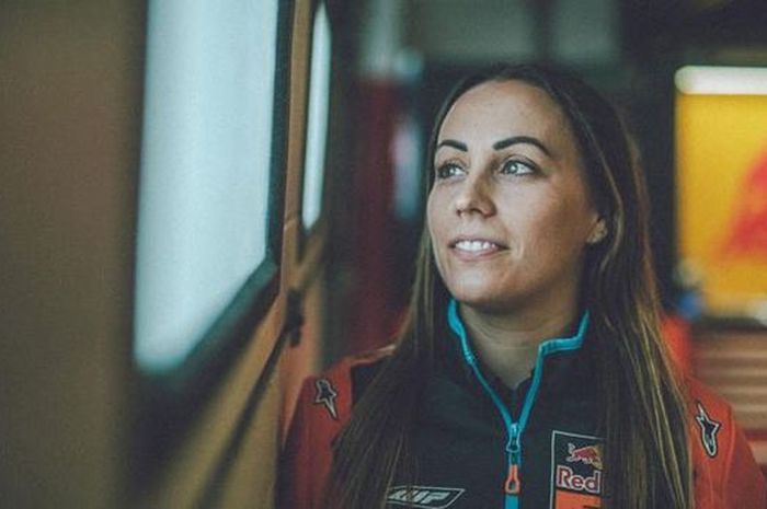 Jenny Anderson, calon teknisi data Marc Marquez di Repsol Honda.