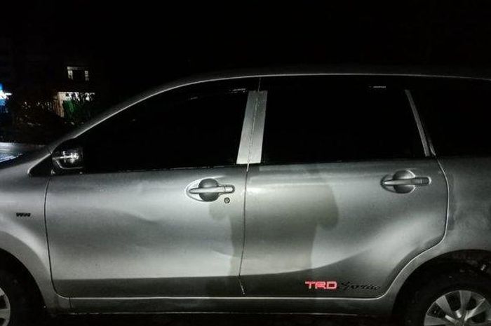 Toyota Avanza yang dipakai pelaku penyelundupan sabu-sabu seberat 2 kilogram di perbatasan Aceh Tamiang