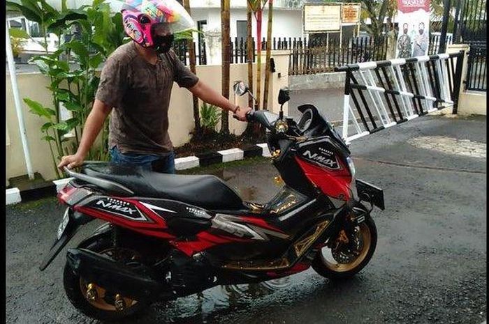 Yamaha NMAX milik Fitri Andani (28) ditemukan usai menjadi korban hipnotis di kota Tasikmalaya, Jawa Barat