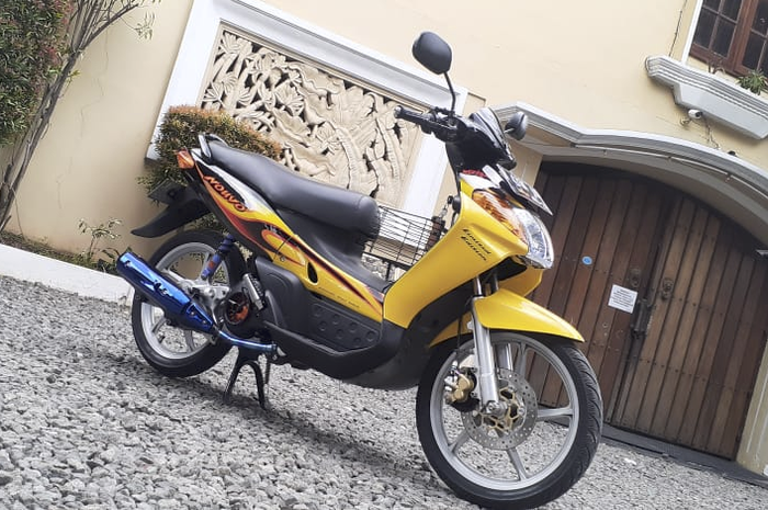 Yamaha Nuovo lele tampil ganteng berkat modifikasi kolaborasi 2 negara