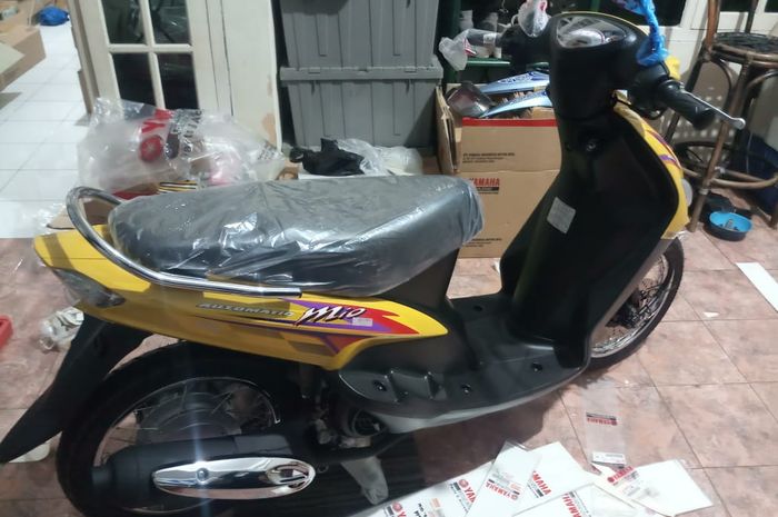 Mio Sporty berkelir kuning keluaran 2004 ditawar Rp 18 juta