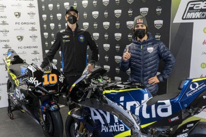 Tim Esponsorama Racing resmi melaunching tim untuk MotoGP 2021 bersama Luca Marini dan Enea Bastianini