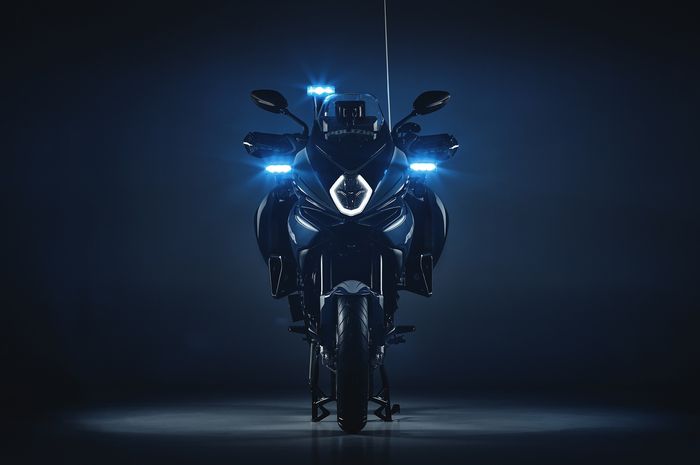 MV Agusta Turismo 800 Lusso SCS jadi jagoan baru di Satuan Kepolisian Milan, Italia.