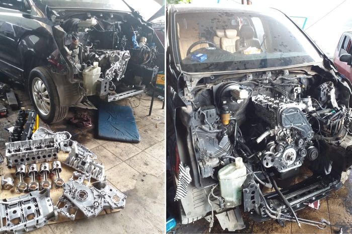 Ilustrasi Hyundai H-1 yang turun mesin di bengkel Garasi 30