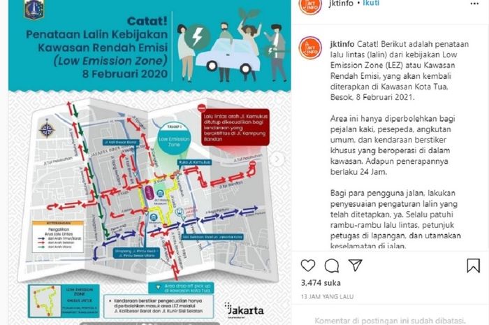 Rekayasa lalu lintas diberlakukan di Kawasan Kota Tua