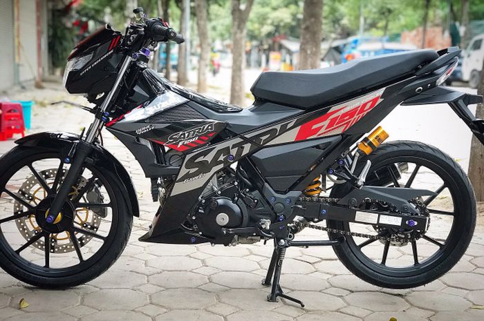 Modifikasi simpel Suzuki Satria F150