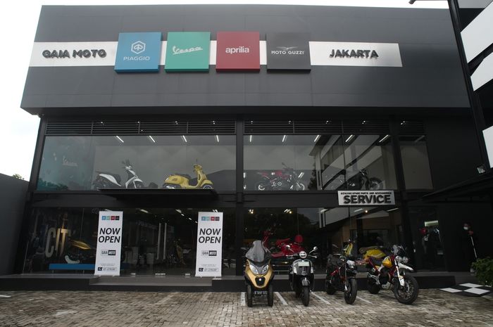 Diler premium Motoplex terbaru dari PT Piaggio Indonesia yang bekerja sama dengan Gaia Moto