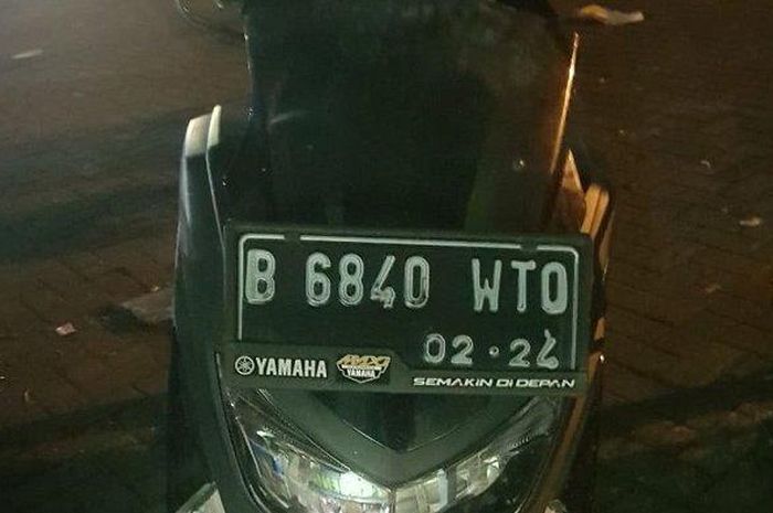 Barang bukti Yamaha N-Max hasil begal yang hendak dijual tersangka di Pondok Gede Bekasi.  