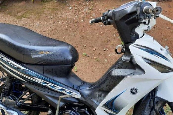 Yamaha Vega RR milik Mujiono yang digelapkan Lepong dan dijual Rp 2,5 juta buat bayar hutang