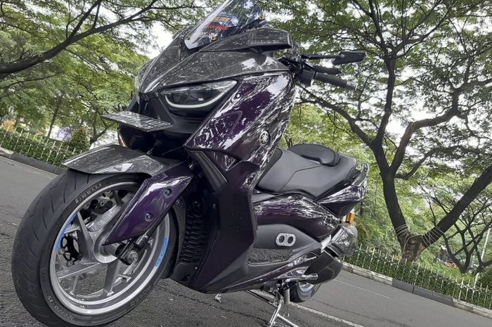 Bukan main jantung Yamaha XMAX kena bore up kapasitas melonjak 300cc.