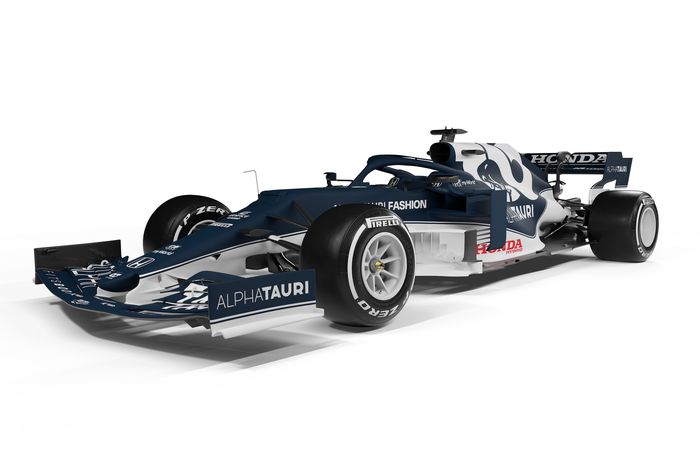 Mobil baru AT02 tim AlphaTauri di F1 2021