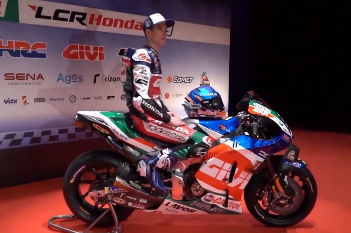 Livery baru Alex Marquez untuk MotoGP 2021 mendatang.