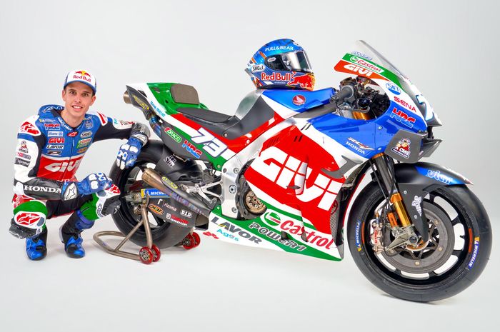 Alex Marquez dengan livery baru LCR Honda Castrol untuk MotoGP 2021