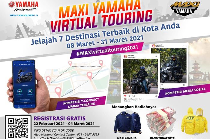 Maxi Yamaha Virtual Touring