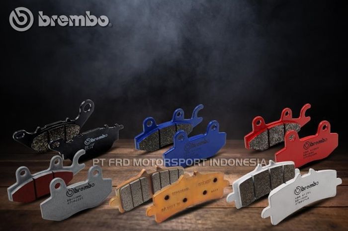 Pilihan brake pad atau kampas rem Brembo buat motor