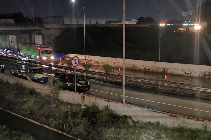 Exit Bitung Tol Jakarta-Tangerang Kembali Normal