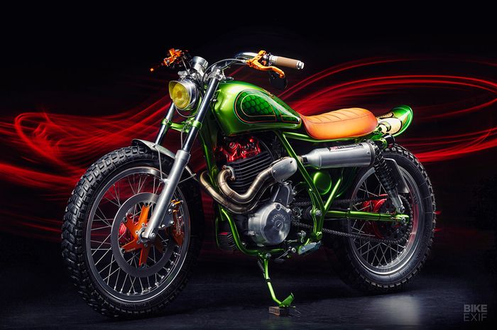 Honda XBR500 vintage scrambler