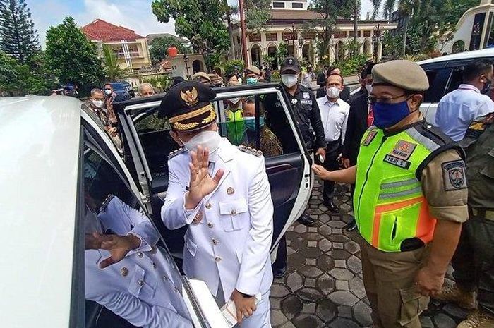 Putra sulung Presiden Jokowi, Gibran Rakabuming Raka sah jadi Wali Kota Solo.