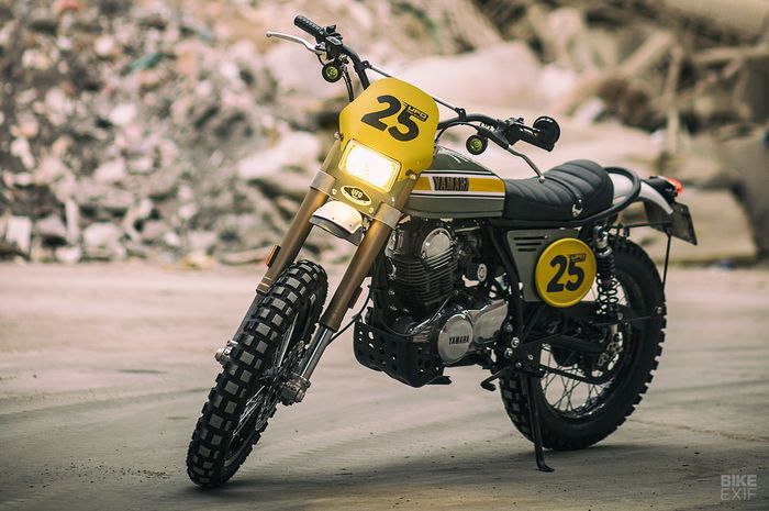 Yamaha SR250 scrambler