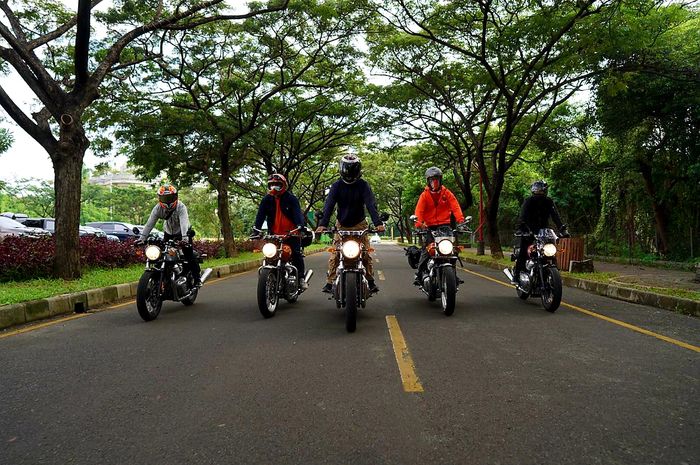 Riding weekend rush Royal Enfield, bersama konsumen pemilik Interceptor dan Continental GT 650