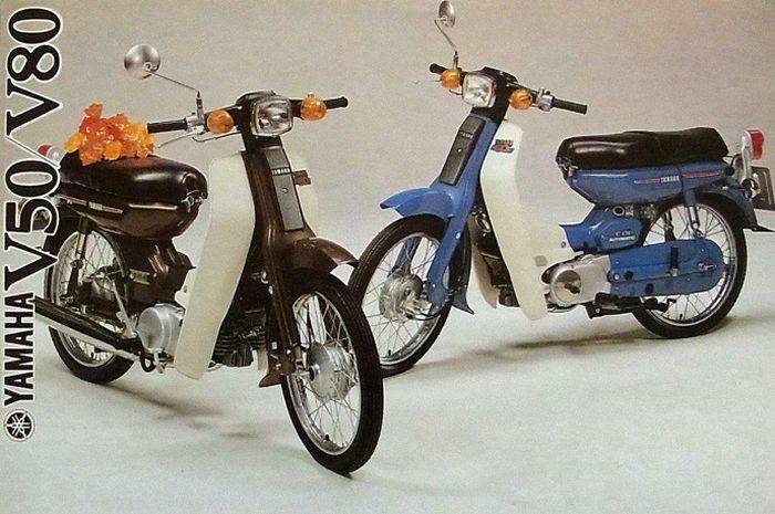 Motor Yamaha V50 pertama kali masuk Indonesia secara CBU atau diimpor dari Jepang pada tahun 1973.