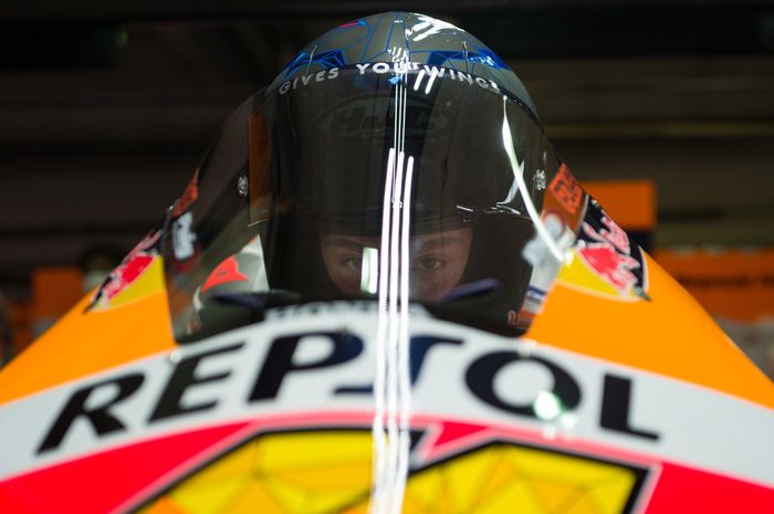 Ilustrasi Pol Espargaro di tim Repsol Honda 