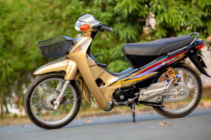 Modifikasi Honda Supra yang simpel dan elegan