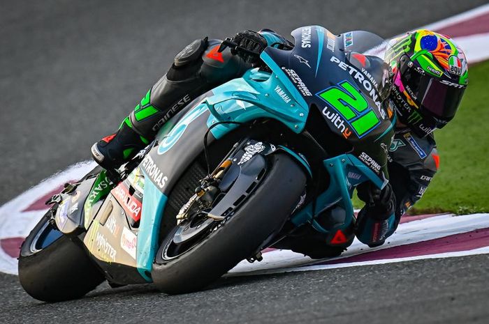 Performa Franco Morbidelli turun di hari ketiga tes pramusim MotoGP 2021.