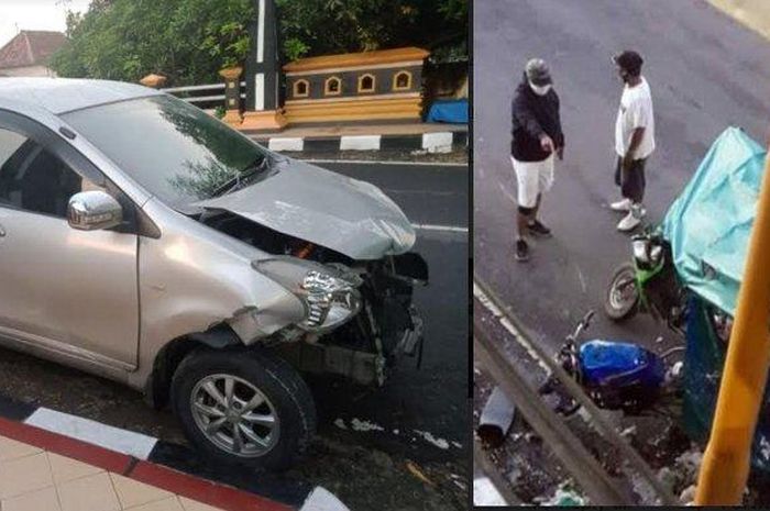 Kecelakaan Kawasaki Ninja terobos lampu merah, dua nyawa melayang di Tuban, Jawa Timur.