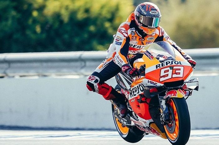 Marc Marquez ngegas motor balap, siap gaspol MotoGP 2021?