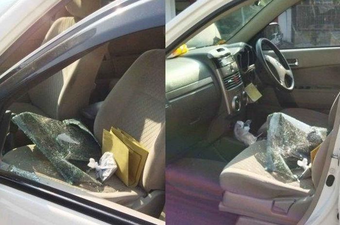 Toyota Rush jadi sasaran pecah kaca