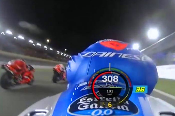 Hasil balap MotoGP Qatar 2021, Joan Mir dengan mudah disalip dua Ducati, Johann Zarco dan Bagnaia tepat di depan garis finish.