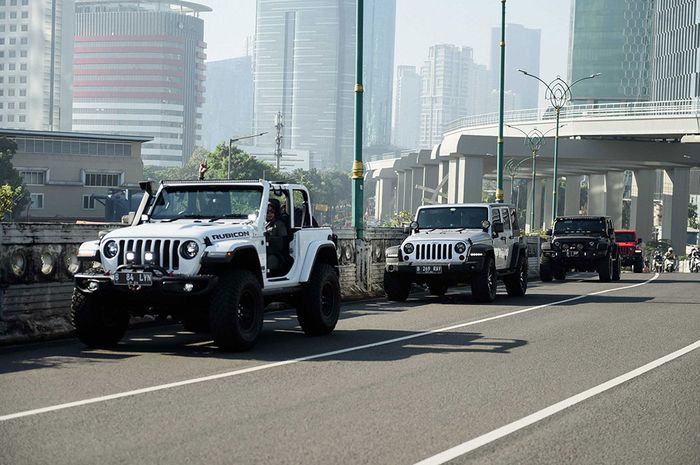 Acara Jeep Club Indonesia, diikuti 3 klub besar dan 75 peserta (28/03/2021)