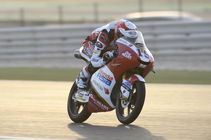 Andi Gilang amankan lima besar pada FP1 Moto3 Qatar. Torehan terbaiknya sejauh ini. 