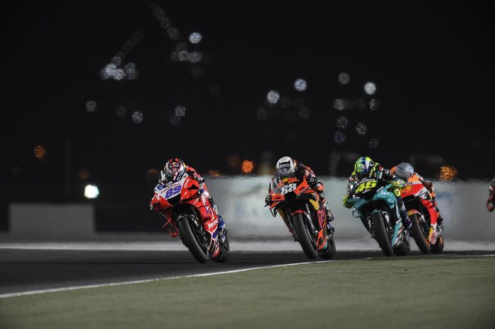 Starting grid balapan MotoGP Doha 2021 malam Ini, tugas berat bagi seorang Valentino Rossi