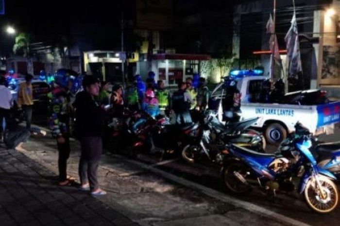 Kendaraan dengan knalpot bising di Sumedang dirazia polisi