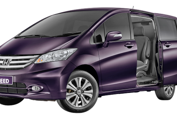 Ilustrasi pintu geser (sliding door) pada Honda Freed