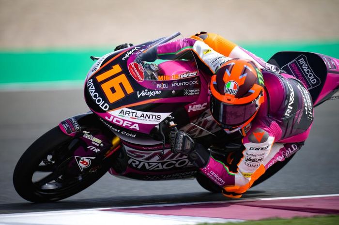 Andrea Migno sukses dapatkan pole position untuk balapan Moto3 Portugal 2021 besok, Minggu (18/04/2021).