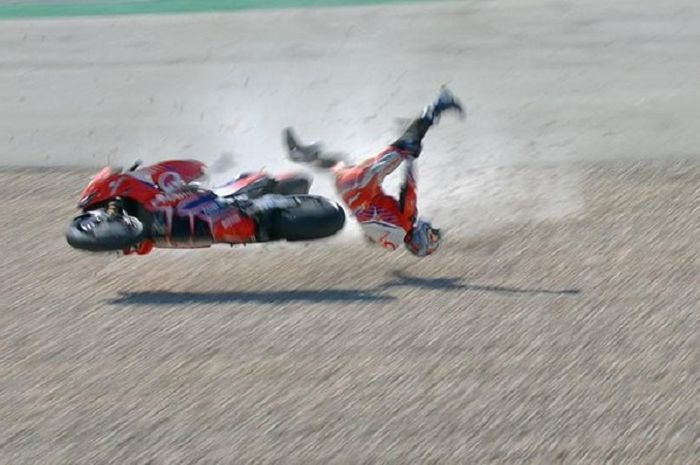 Jorge Martin crash Parah di FP3 MotoGP Portugal 2021