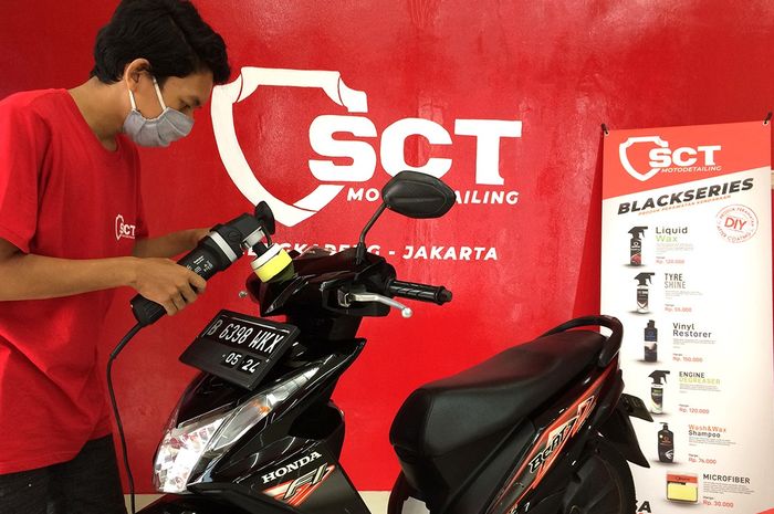 SCT Motodetailing buka salon khusus motor di Cengkareng