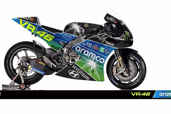 Livery Aramco Racing Team VR46yang beredar ramai di sosial media. 