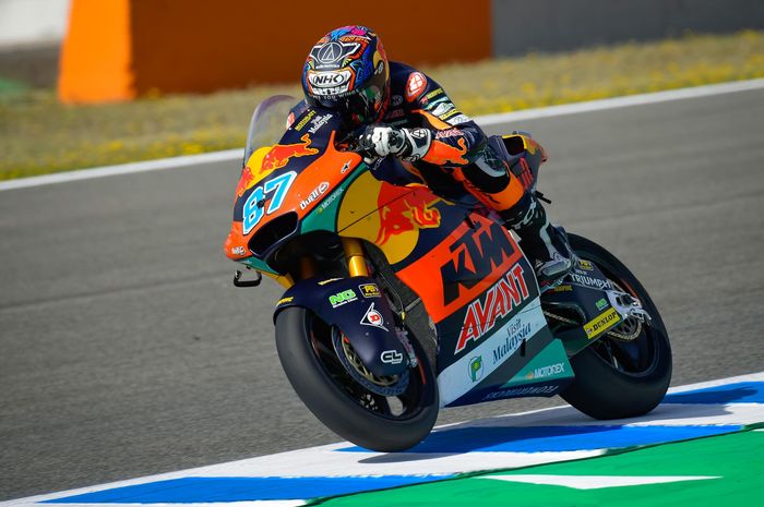 Hasil FP3 Moto2 Spanyol 2021: Remy Gardner pecahkan rekor, pembalap 'Tim Indonesia' Fabio Di Giannantonio kedua tercepat.
