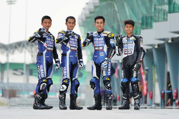 Keempat pembalap dari Yamaha Racing Indonesia 2021