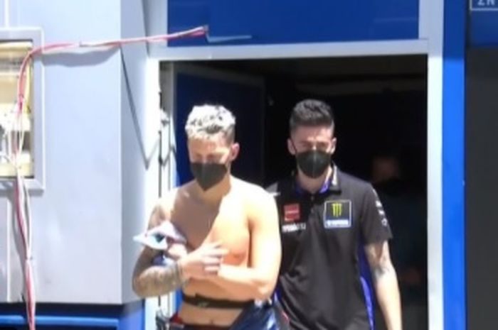 Fabio Quartararo mengalami masalah arm pump pada balapan MotoGP Spanyol 2021