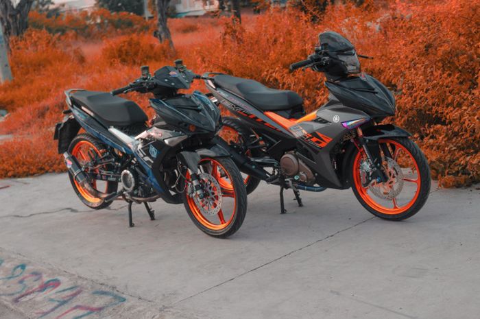 Modifikasi keren Yamaha MX King 150 