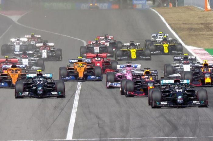 Starting grid F1 Spanyol 2021