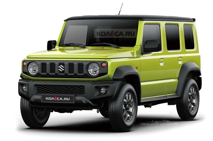 Ilustrasi Suzuki Jimny lima pintu atau Jimny Long